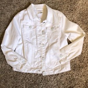 Crewcuts Kids white denim jacket